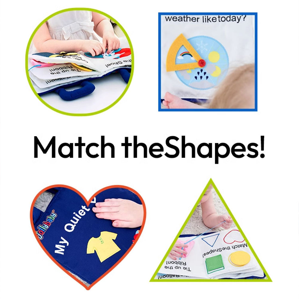 Early Education Baby Cloth Books: Quiet Cloth Book Edition
