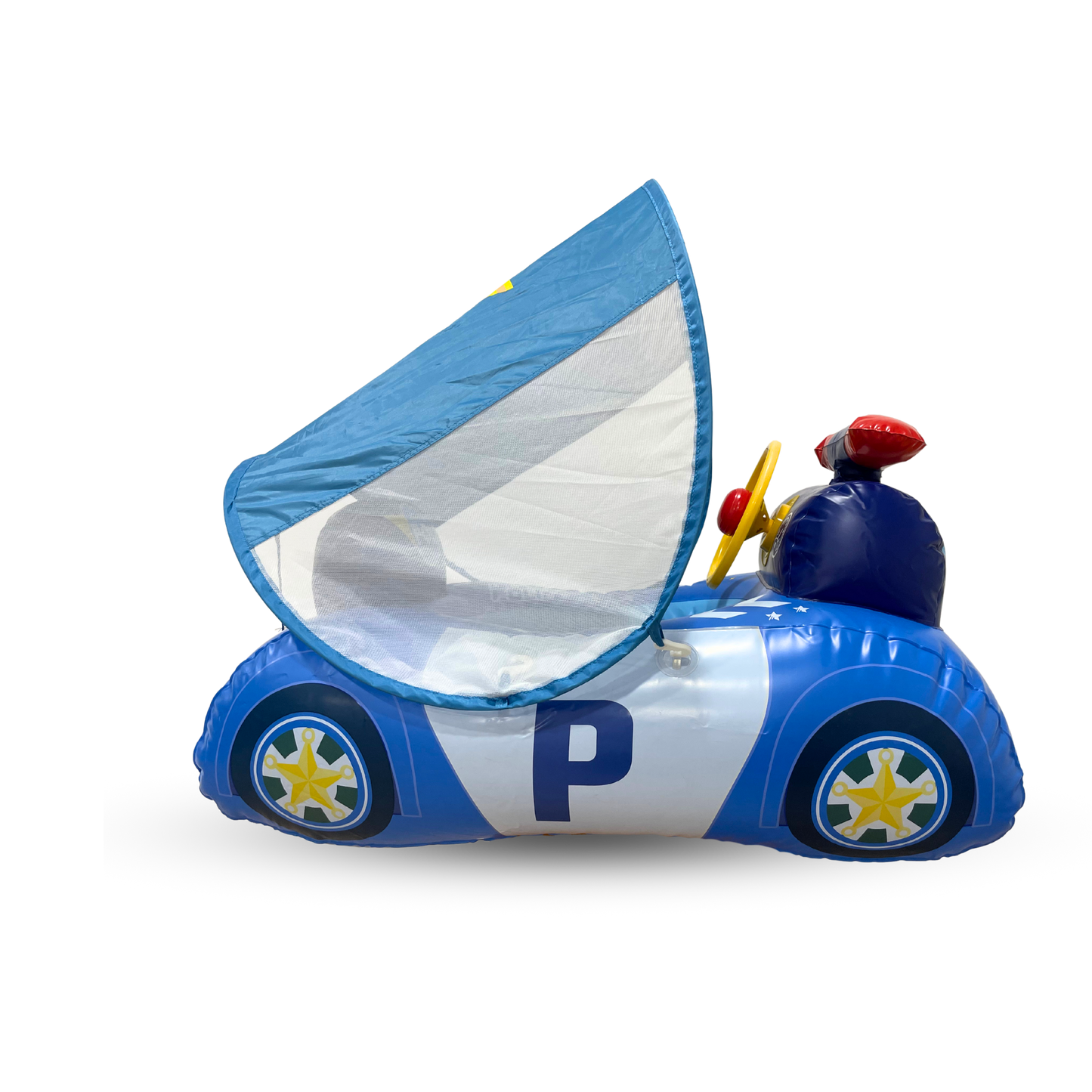 POLI波力兒童造型泳圈 （可拆式遮罩）