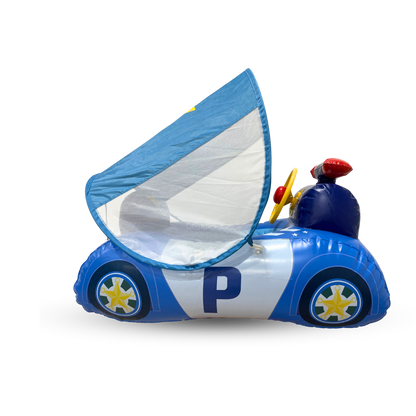 POLI波力兒童造型泳圈 （可拆式遮罩）
