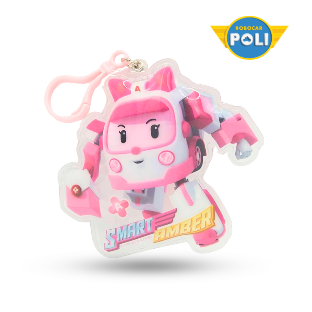 POLI波力_兒童書包姓名吊飾
