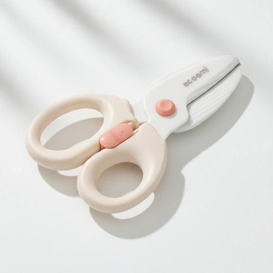 Baby ceramic food scissors