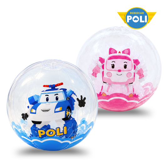 【POLI 波力】波力＆安寶沙灘球35cm