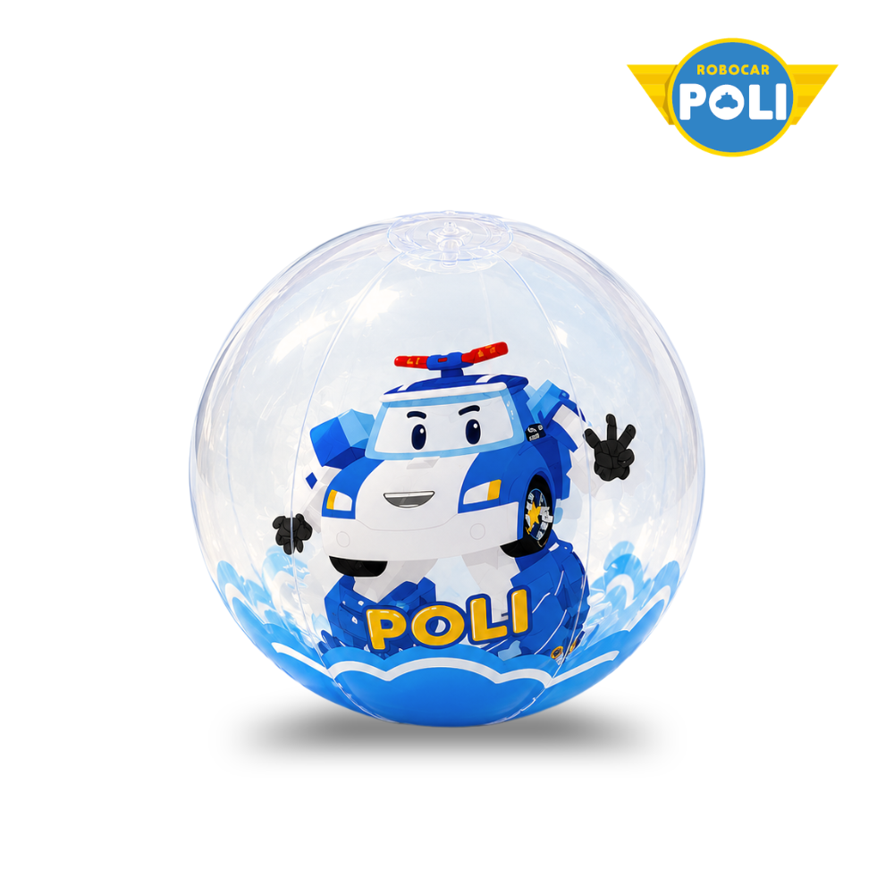 【POLI 波力】波力＆安寶沙灘球35cm